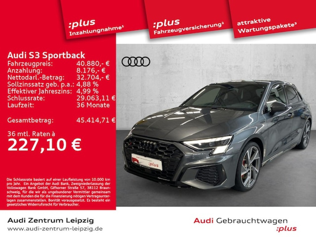 Audi S3 Sportback Quattro S-Tronic