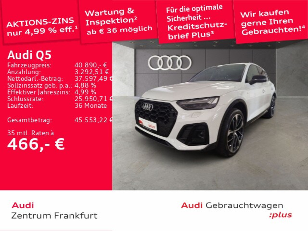 Audi Q5 Quattro S-Line S-Tronic Hybride 55 TFSI