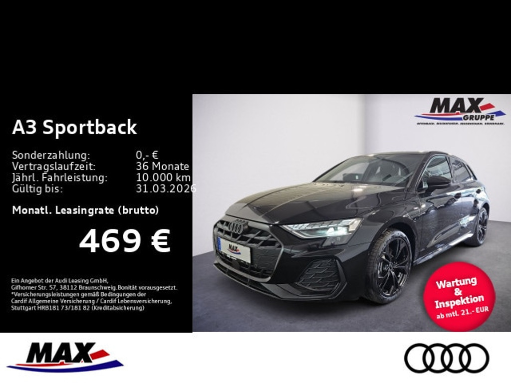 Audi A3 Sportback S-Line S-Tronic Hybride 40 TFSI