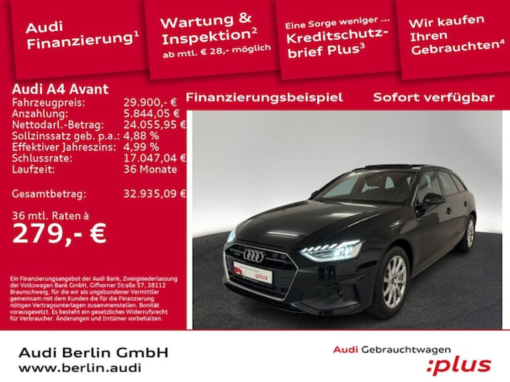Audi A4 Avant Quattro S-Tronic 45 TFSI