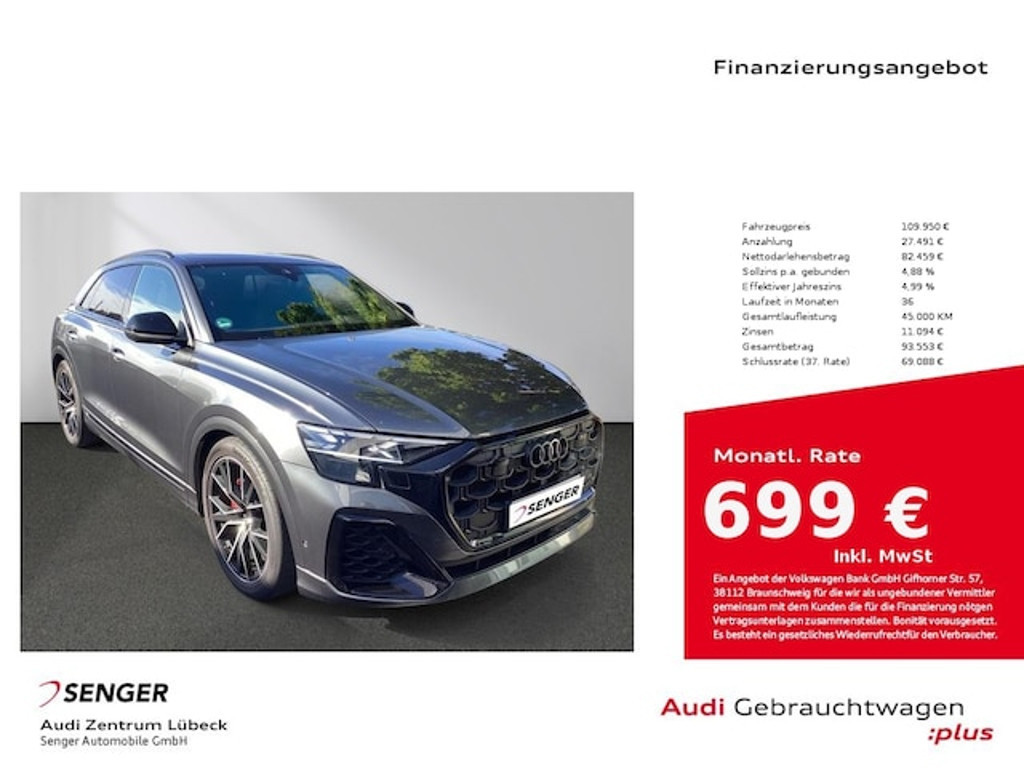 Audi Q8 Quattro Hybride 60 TFSI