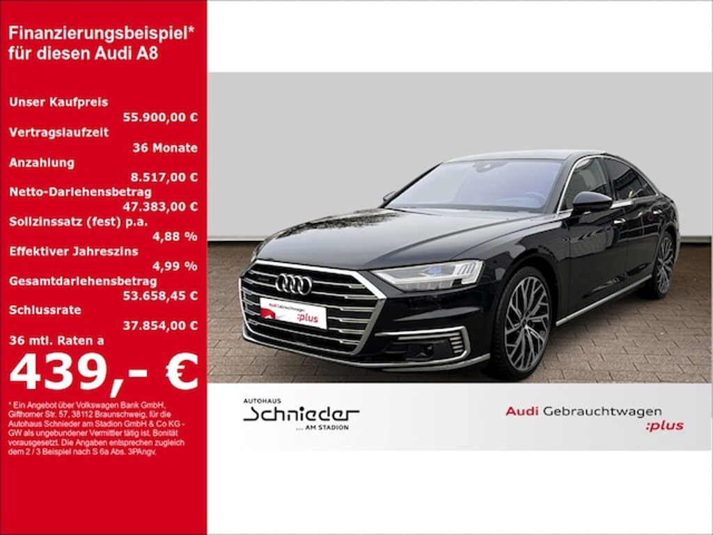 Audi A8 Quattro Hybride 60 TFSI