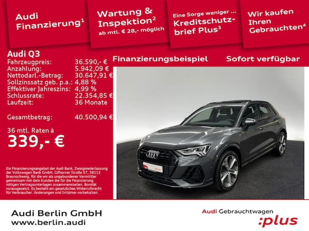 Audi Q3 Quattro S-Tronic 45 TFSI
