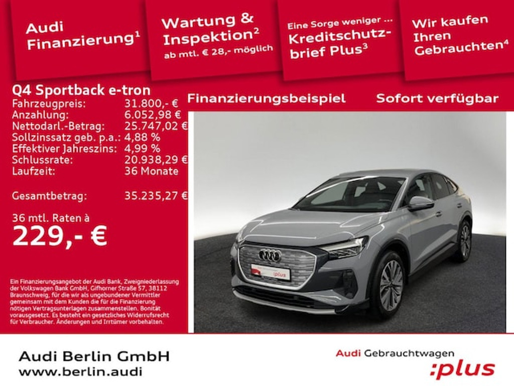 Audi Q4 e-tron Sportback 40