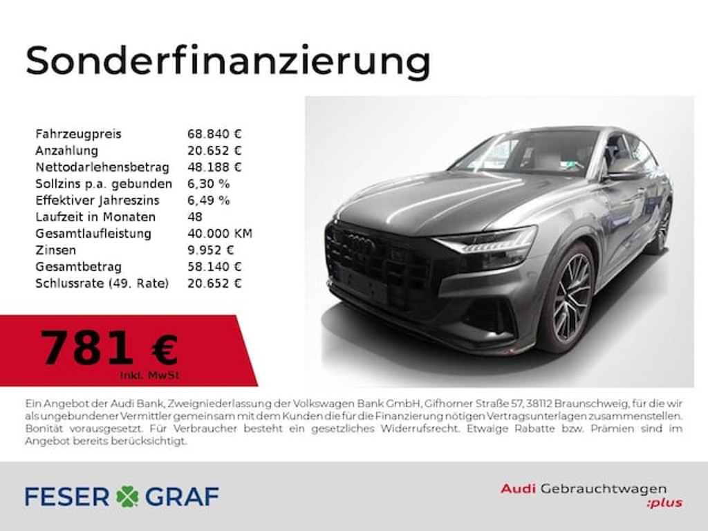 Audi SQ8 Quattro Competition