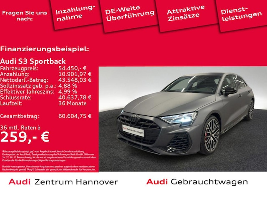 Audi S3 Sportback Quattro S-Tronic