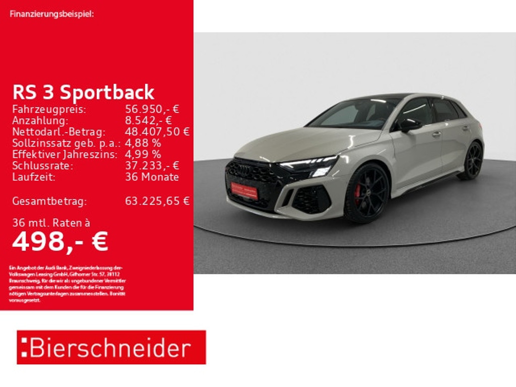 Audi RS3 Sportback Quattro S-Tronic