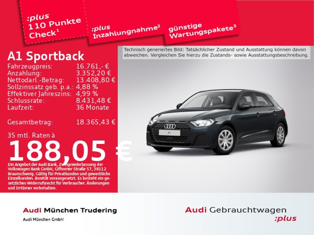 Audi A1 Sportback 25 TFSI