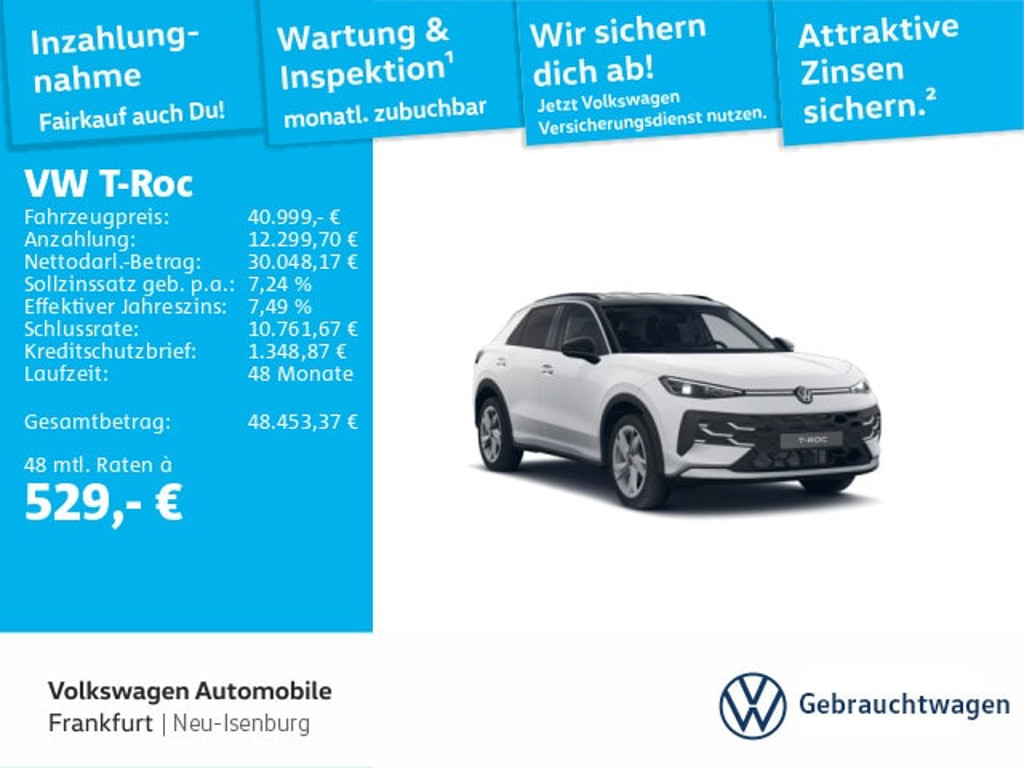 Volkswagen T-Roc DSG Life