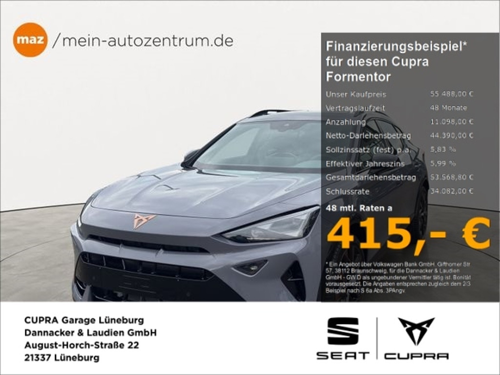 Cupra Formentor 4Drive 2.0 TSI VZ