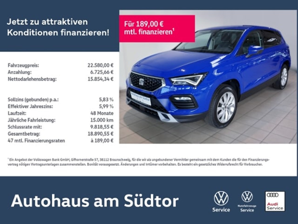 Seat Ateca 2.0 TDI DSG