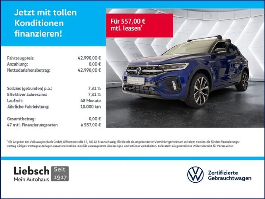 Volkswagen T-Roc R-Line 1.5 TSI IQ.Drive