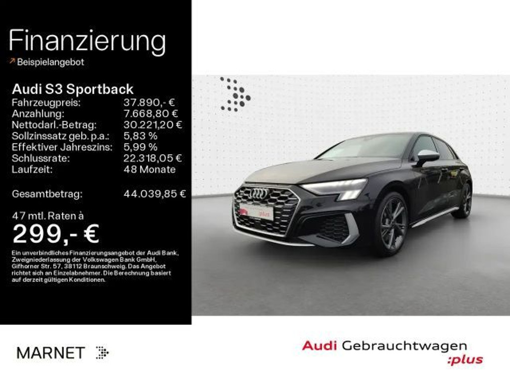 Audi S3 Sedan Quattro 2.0 TFSI