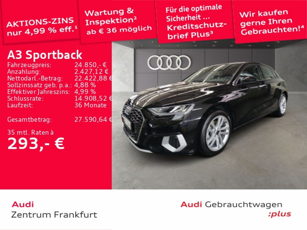 Audi A3 Sportback S-Tronic 35 TDI