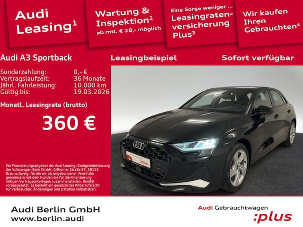 Audi A3 Sportback 30 TDI