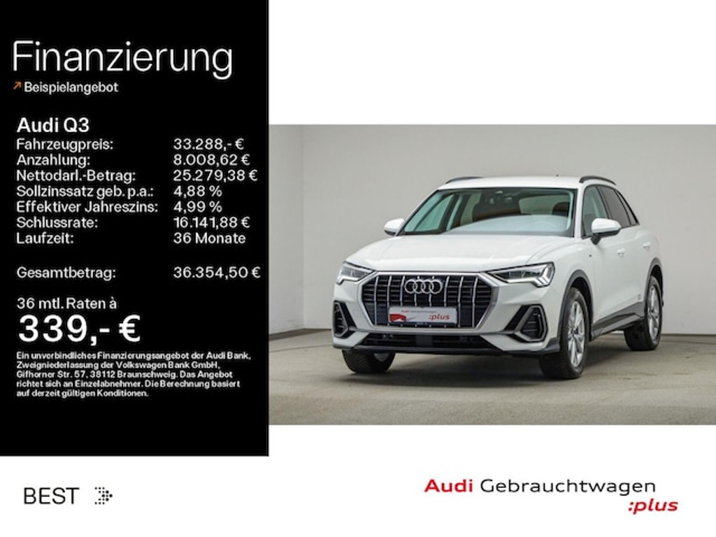 Audi Q3 S-Line S-Tronic 35 TFSI
