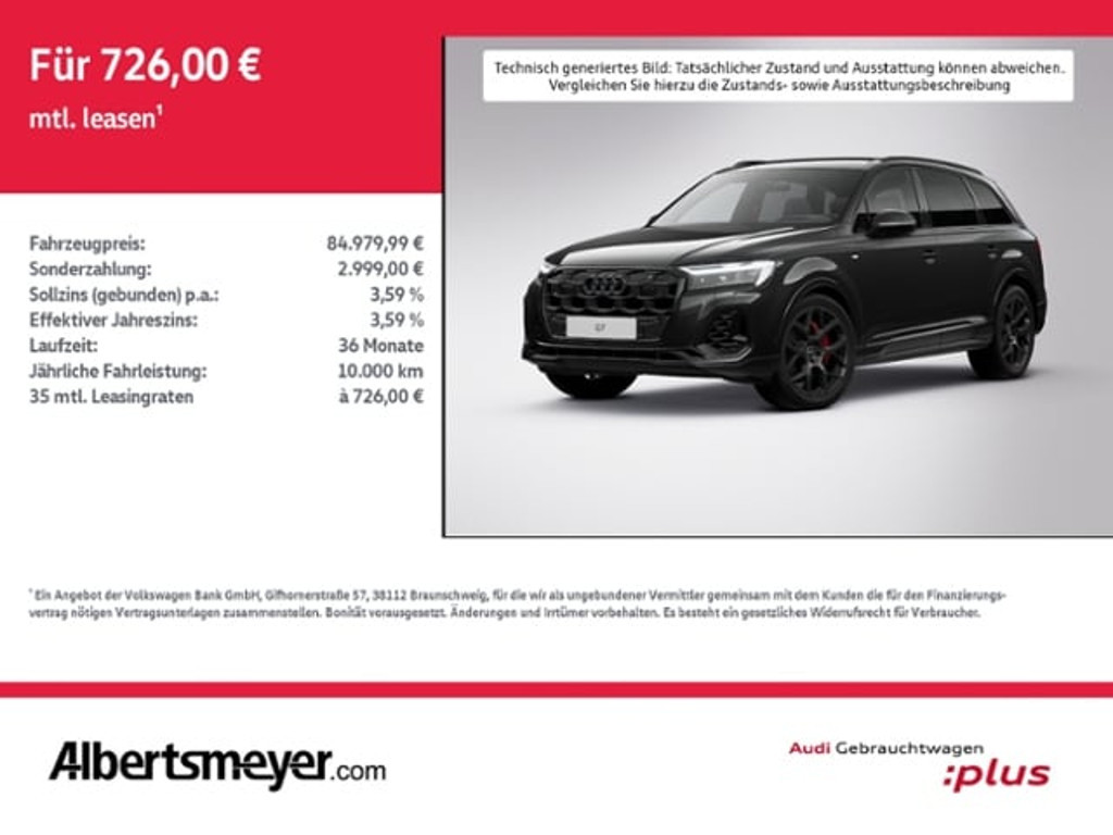 Audi Q7 Quattro S-Line 55 TFSI