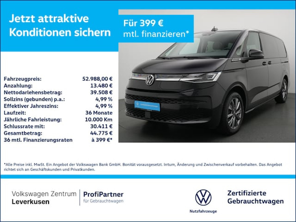 Volkswagen Multivan eHybrid Lang T7