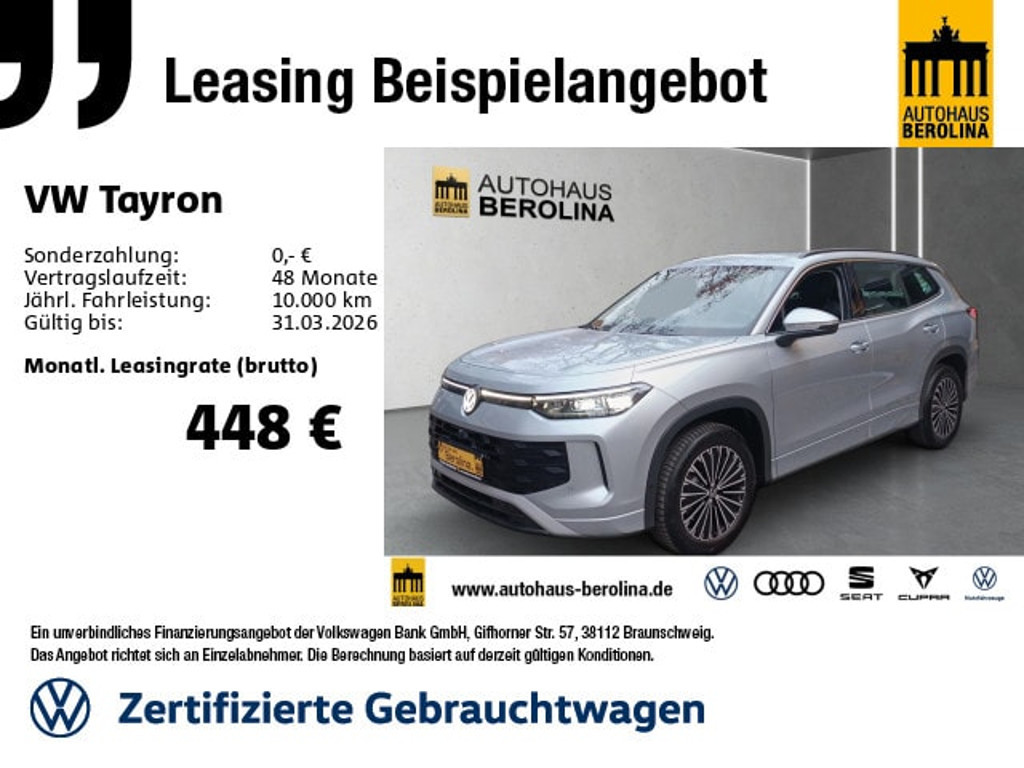 Volkswagen Tayron DSG Life IQ.Drive 1.5 eTSI
