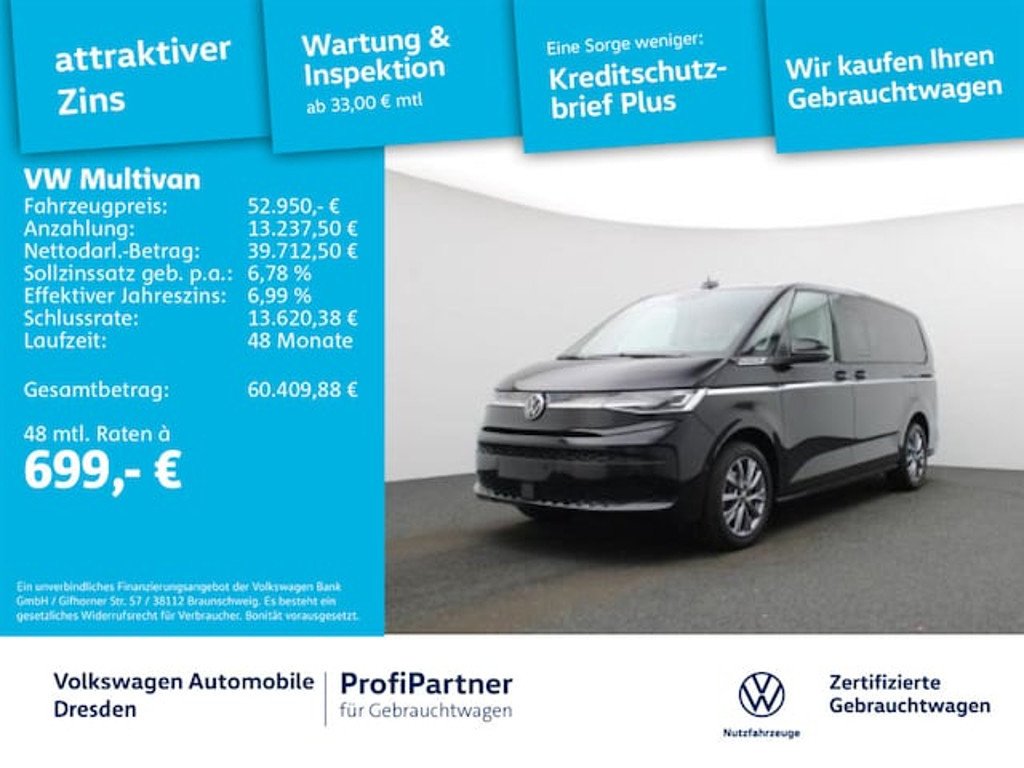 Volkswagen Multivan Style IQ.Drive Lang T7