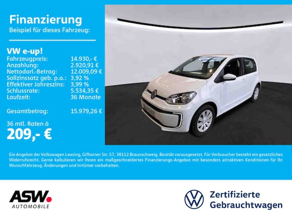 Volkswagen e-up! Move up! Move
