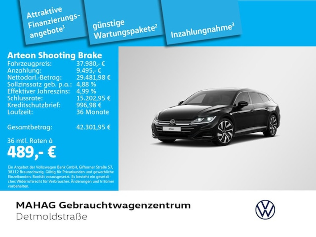Volkswagen Arteon Shooting Brake R-Line IQ.Drive 2.0 TSI