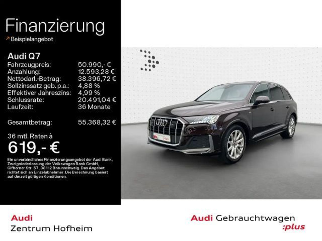 Audi Q7 Quattro S-Line 50 TDI