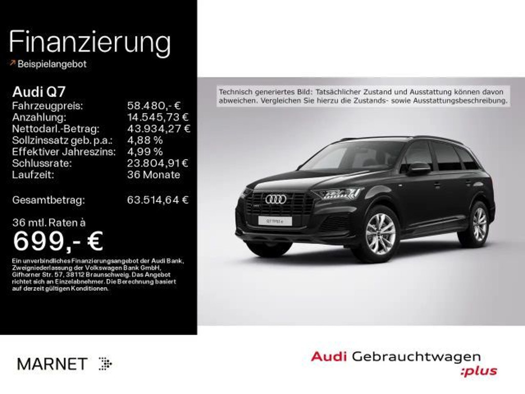 Audi Q7 Quattro S-Line Hybride 55 TFSI