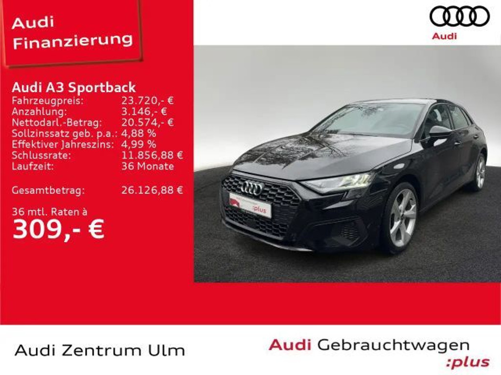 Audi A3 Sedan Hybride 40 TFSI