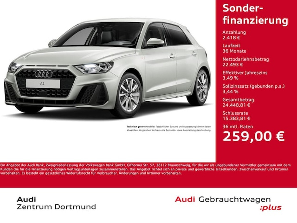 Audi A1 Sportback S-Line 30 TFSI