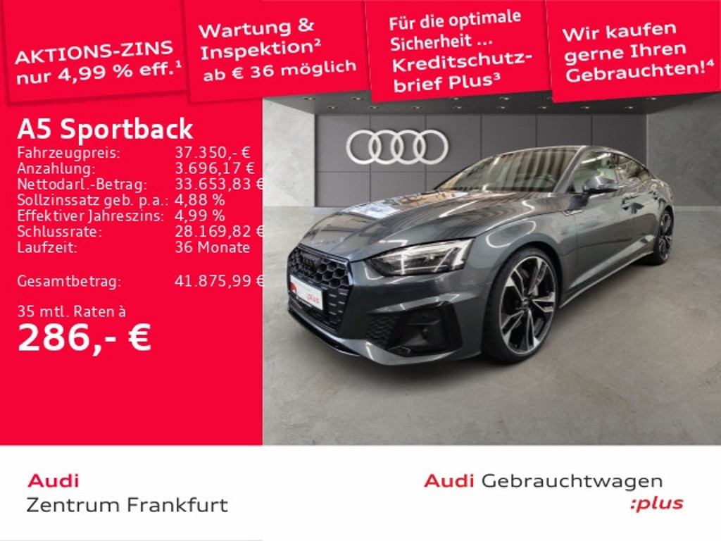 Audi A5 Sportback Quattro Business S-Line 50 TDI