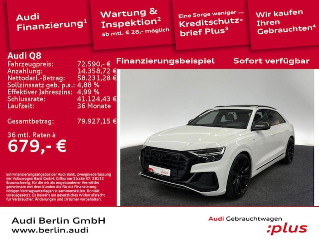 Audi Q8 Quattro Competition 50 TDI