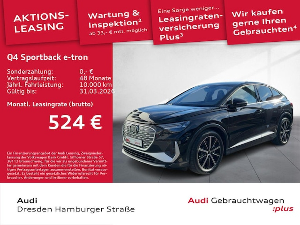 Audi Q4 e-tron Sportback Quattro