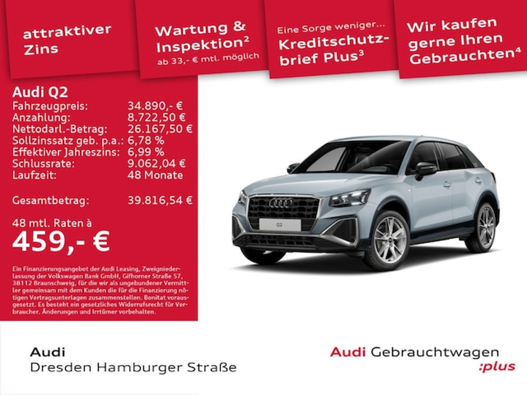 Audi Q2 S-Line S-Tronic 35 TFSI