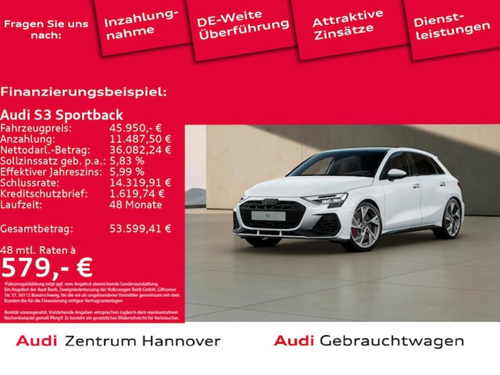 Audi S3 Sportback Quattro S-Tronic