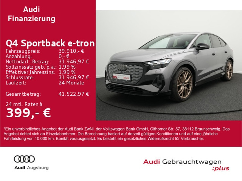Audi Q4 e-tron Sportback Quattro 50