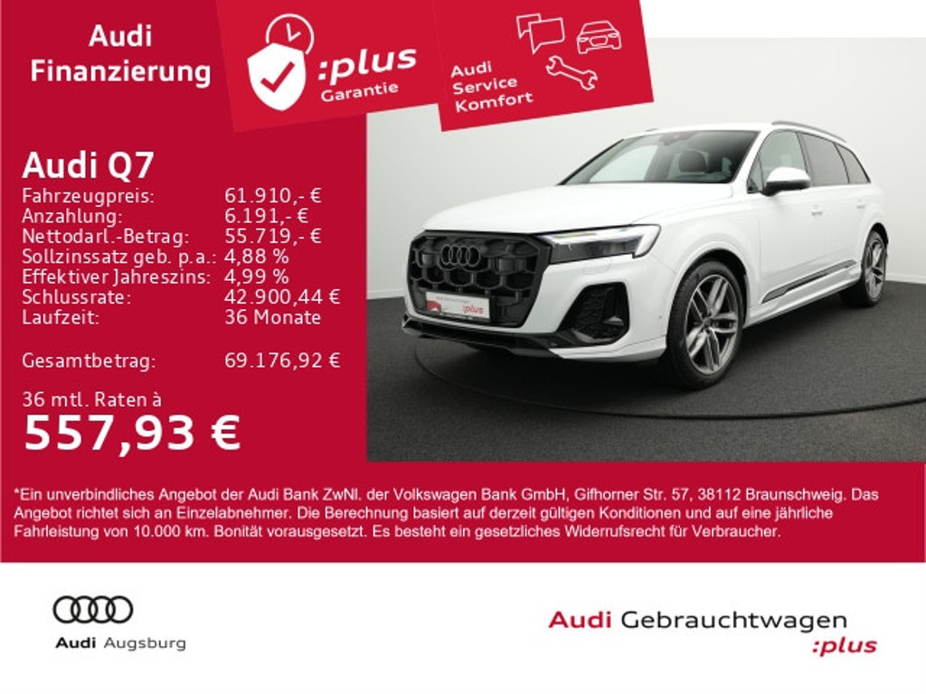 Audi Q7 Quattro S-Line 45 TDI
