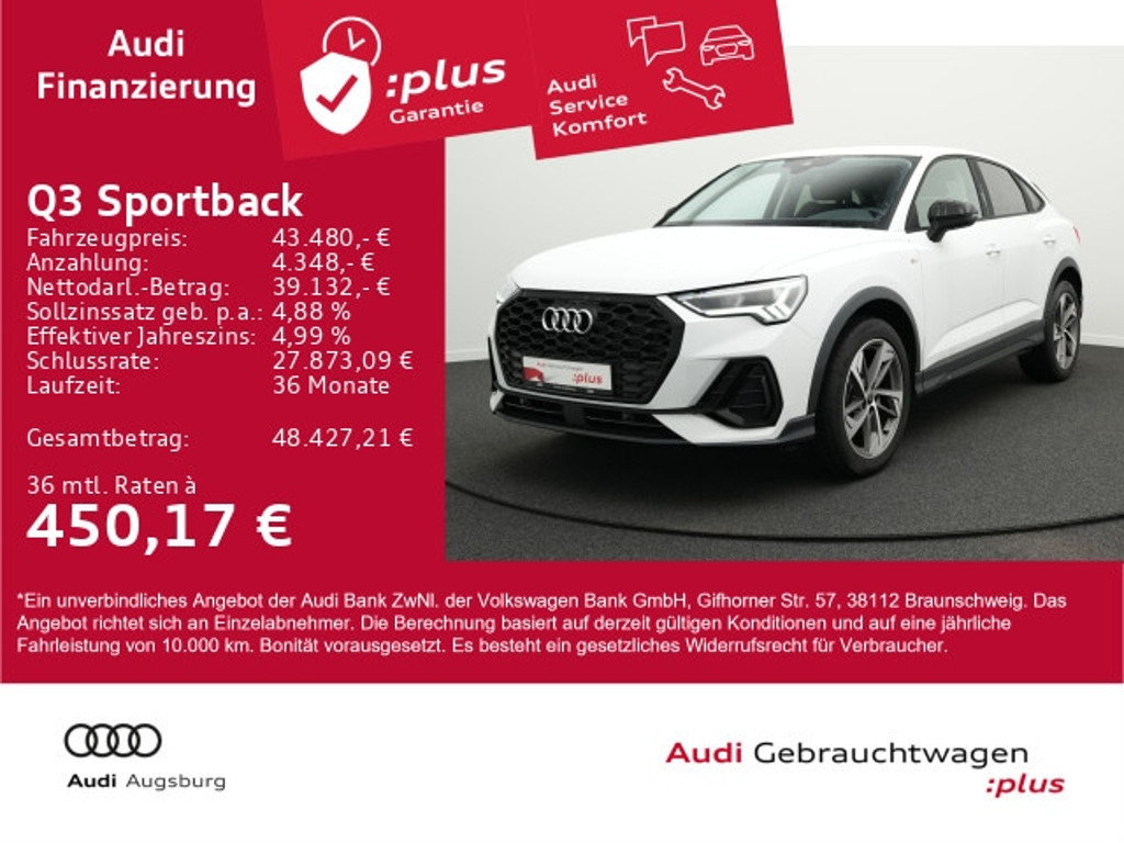 Audi Q3 Sportback S-Line S-Tronic 35 TFSI