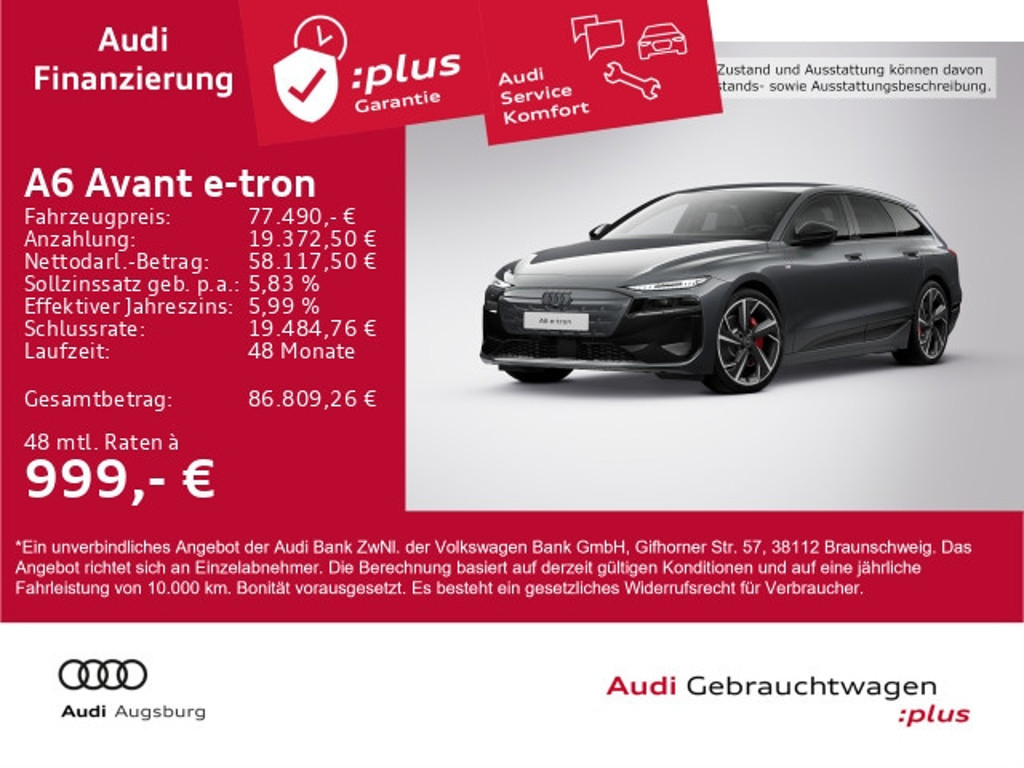 Audi A6 e-tron Avant Quattro