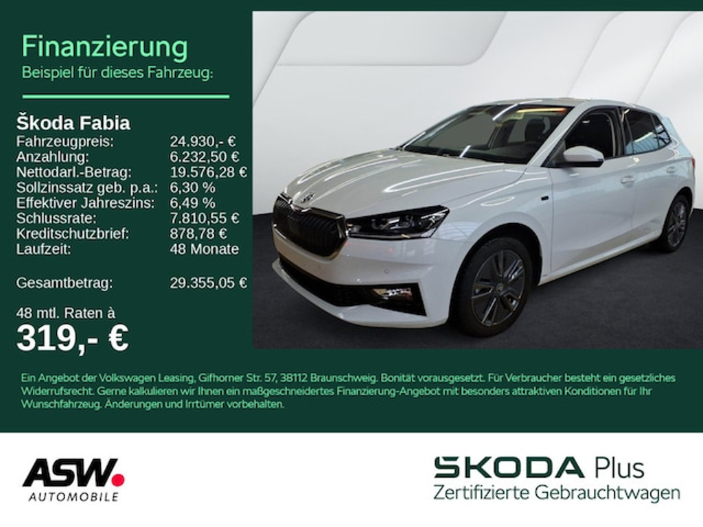 Skoda Fabia 1.5 TSI Tour