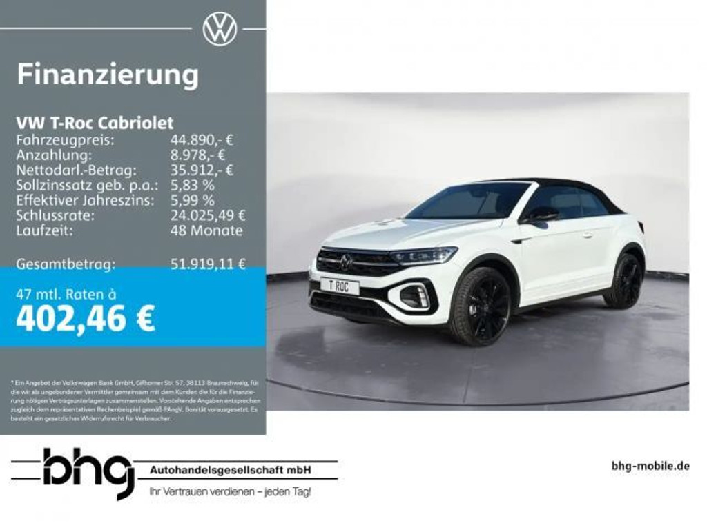 Volkswagen T-Roc Cabriolet R-Line 1.5 TSI