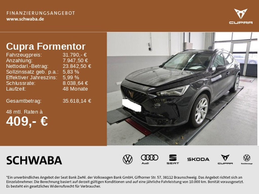 Cupra Formentor 1.4 DSG VZ e-Hybrid