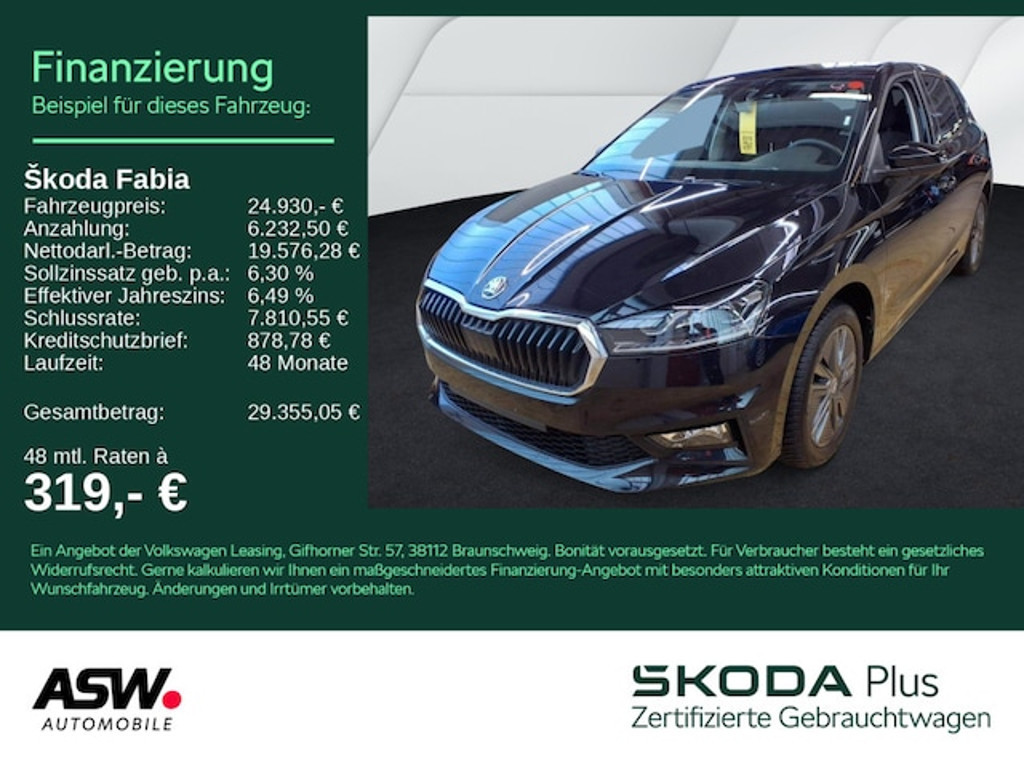 Skoda Fabia 1.5 TSI Tour