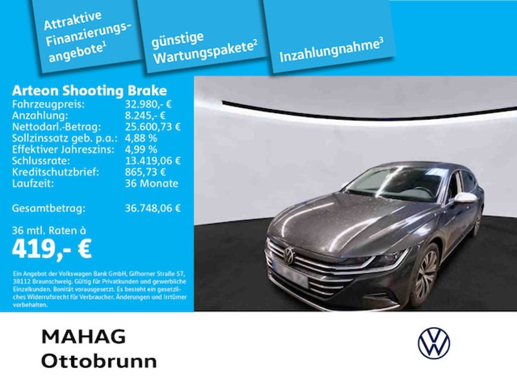 Volkswagen Arteon Shooting Brake DSG 2.0 TSI Elegance Elegance