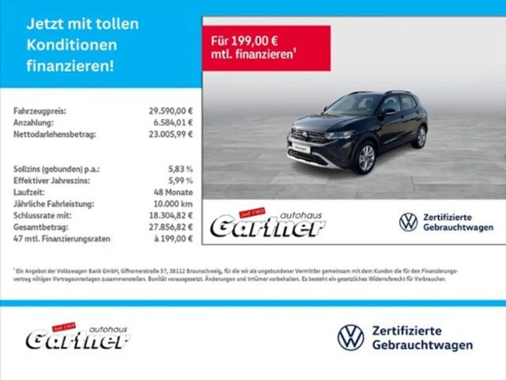 Volkswagen T-Cross DSG 1.0 TSI