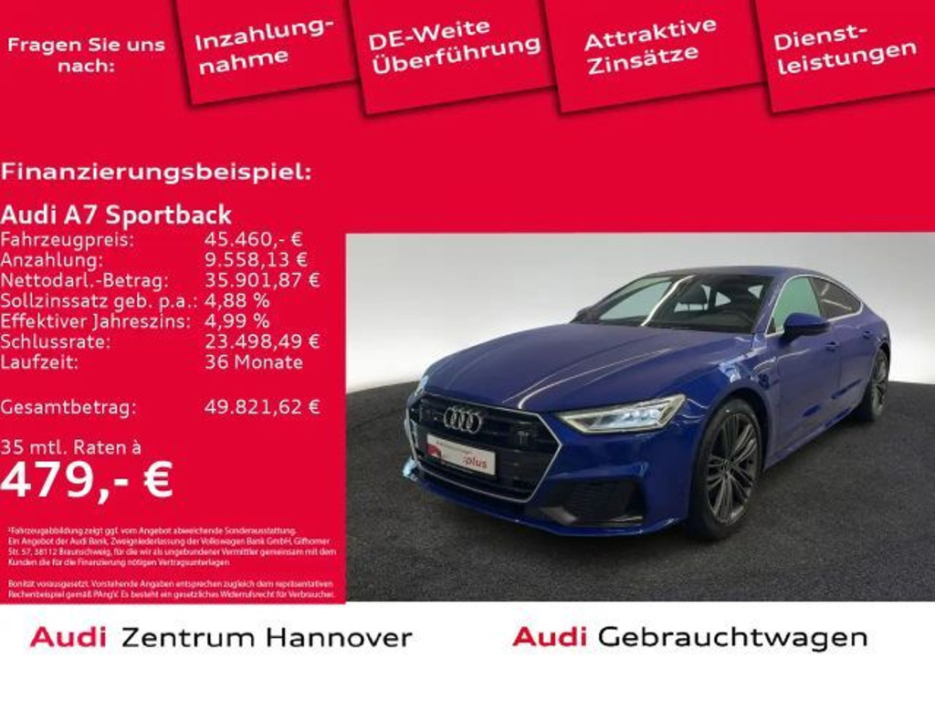 Audi A7 Quattro S-Line 50 TDI