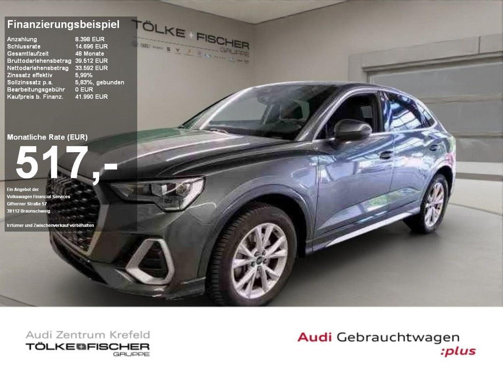 Audi Q3 Sportback Quattro S-Line 2.0 TFSI