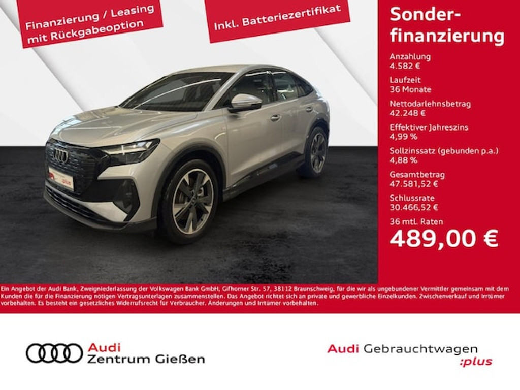 Audi Q4 e-tron Sportback