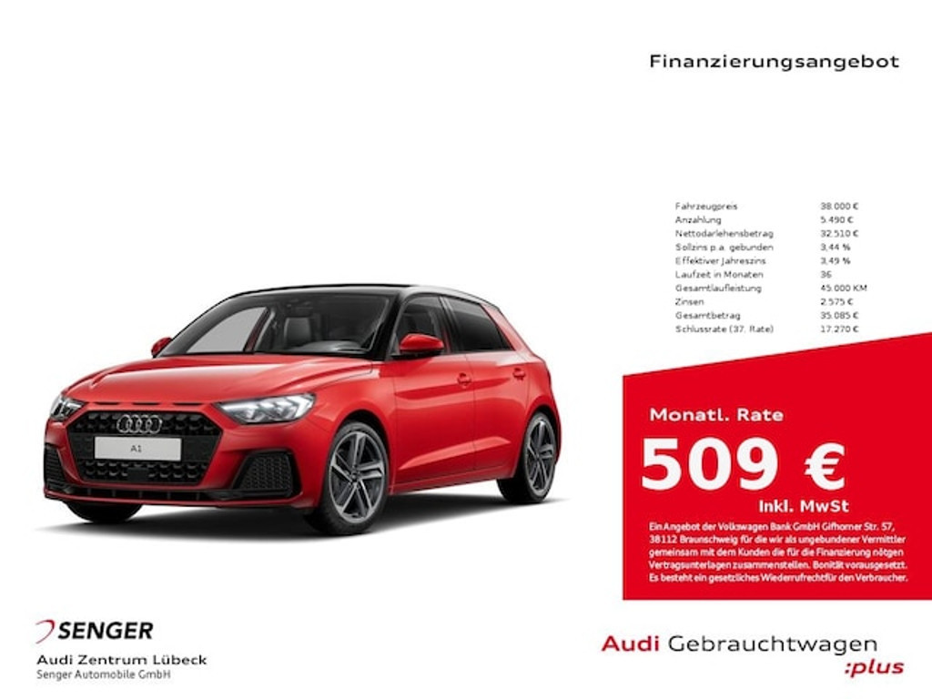 Audi A1 Sportback S-Tronic 30 TFSI