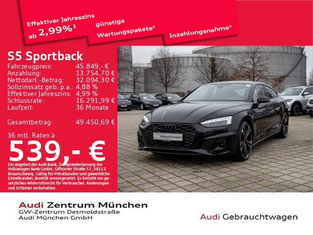 Audi S5 Sportback Quattro